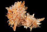 Orange Creedite Crystal Cluster - Durango, Mexico #99195-1